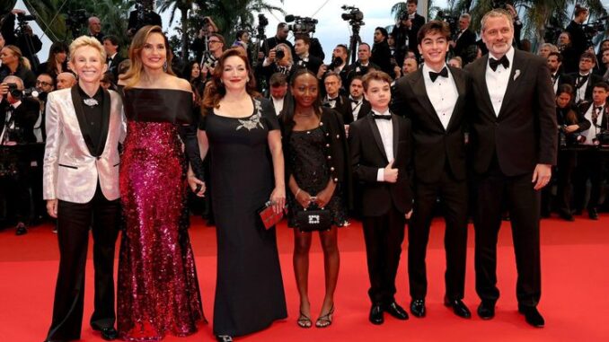 Mariska Hargitay and Peter Hermann on the red carpet for Die My Love May 17, 2025