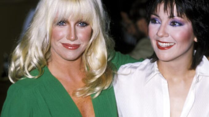 suzanne-somers-and-joyce-dewitt-during-press-preview-and-news-photo-1697477443