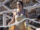 Law & Order SVU star Mariska Hargitay, 61, reveals her curves in a striped swimsuit on Italian getaway with family