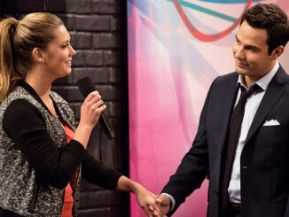 So Help Me Todd Casts Briga Heelan, Staging Ground Floor Reunion With Skylar Astin First Look Photos