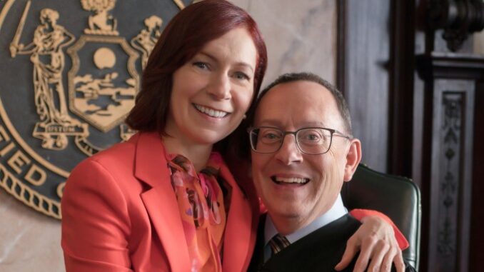 Elsbeth’s Carrie Preston and Michael Emerson Tease Danger Ahead After Courthouse Confrontation
