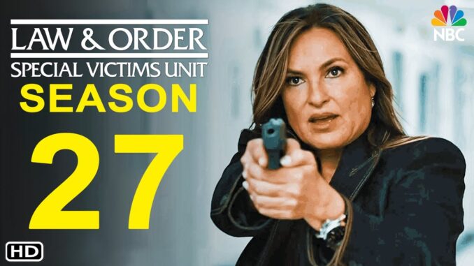 Law and Order SVU Season 27 Premiere Date Announced by NBC md07