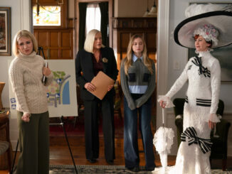 Lead actress Carrie Preston reveals an awkward moment while filming a climactic scene md07