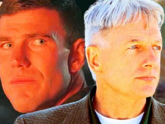 Austin stowell in ncis origins and mark harmon in ncis