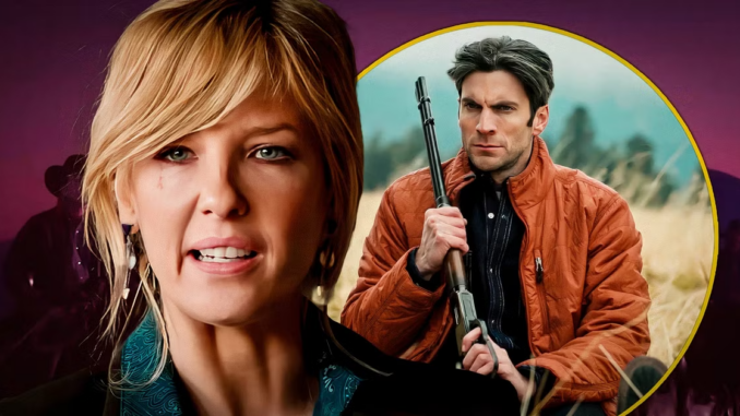 Doesn t get more violent than that beth jamie s war in yellowstone season 5 part b gets ominous tease from kelly reilly