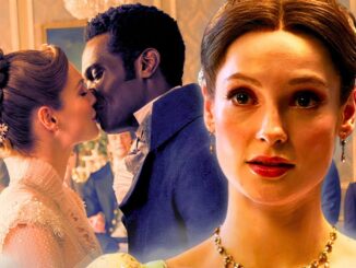 Hannah dodd as francesca and victor alli as john stirling in bridgerton season