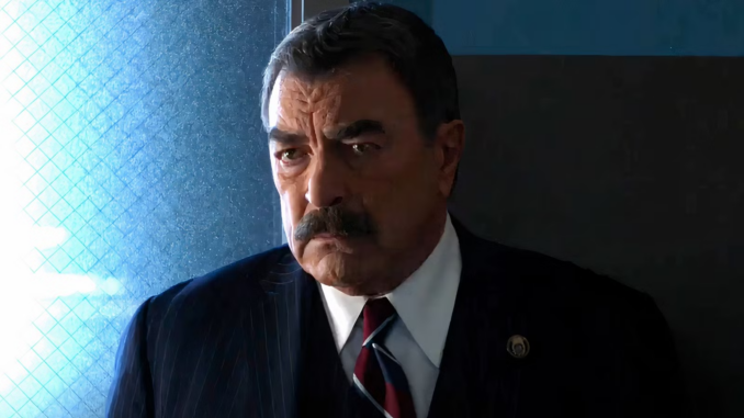 Tom selleck as frank reagan looking disheartened in blue bloods season