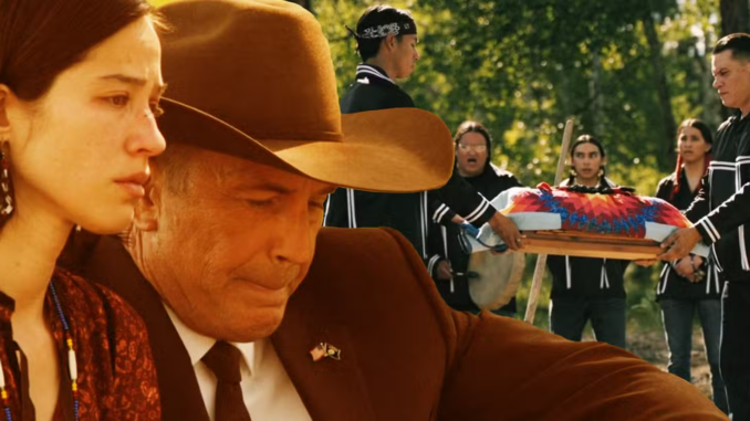 Yellowstone death of john dutton horses in heaven burial ceremony