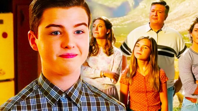 Young sheldon season 7 sheldon cooper family