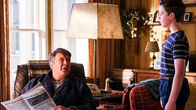 Young Sheldon Season 5 George and Sheldon