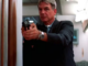 Gibbs firing his weapon on air force one in yankee white ncis