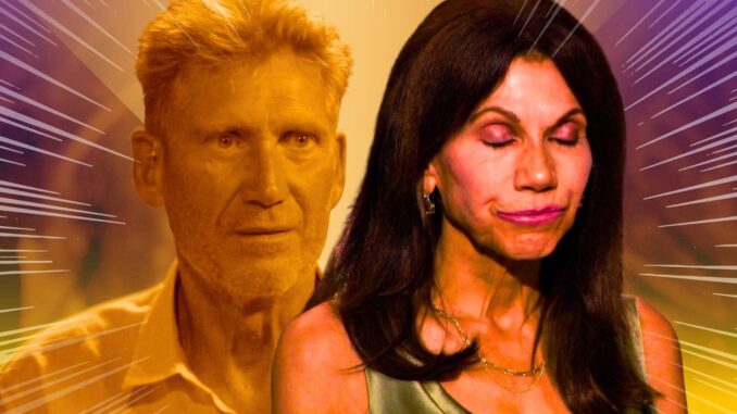 The golden bachelor gerry turner theresa nist both looking forlorn in montage